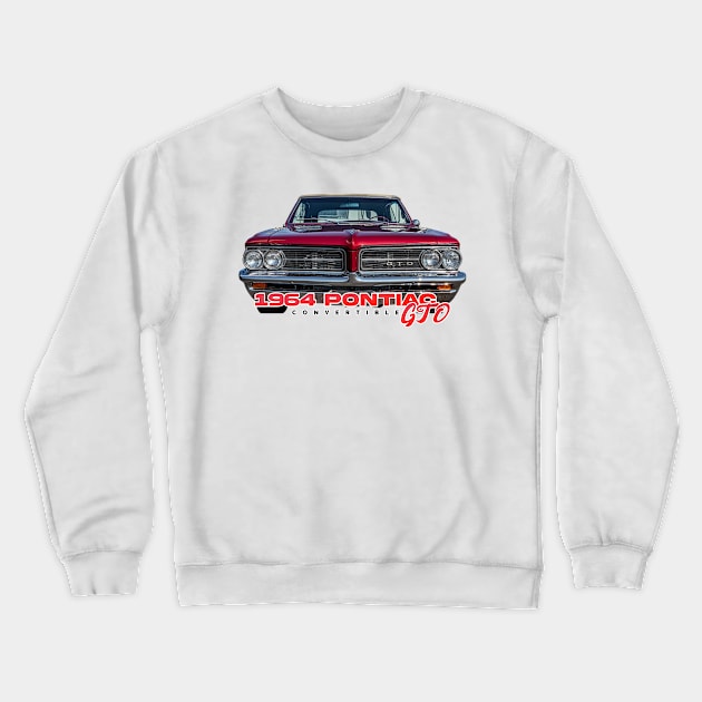 1964 Pontiac GTO Convertible Crewneck Sweatshirt by Gestalt Imagery